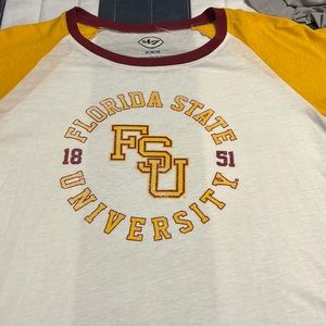 FSU 3/4 sleeve shirt